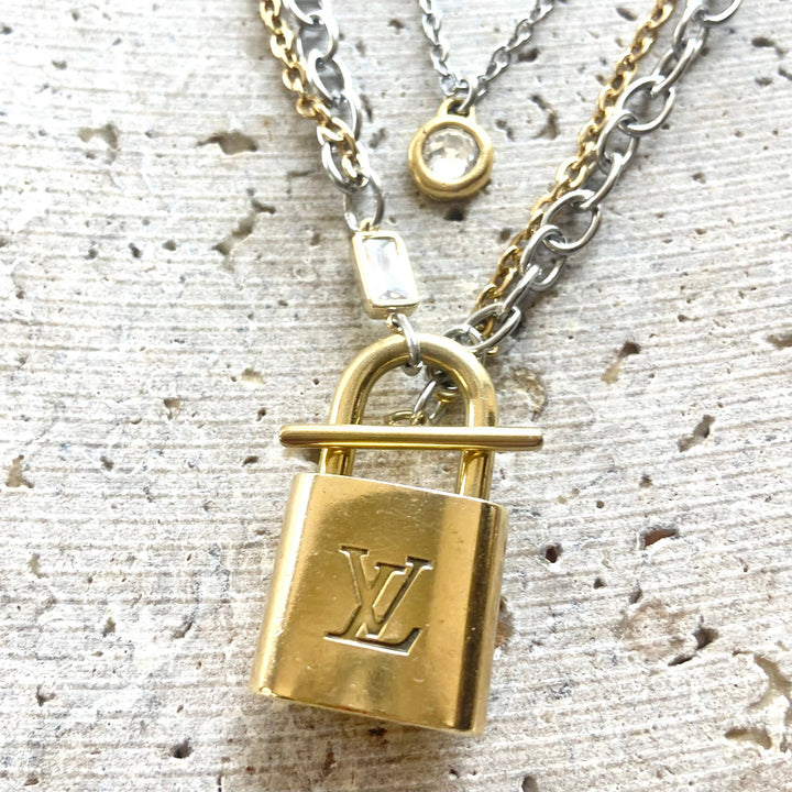 Limited Edition Pre-Loved Luxury Lock,  Necklace