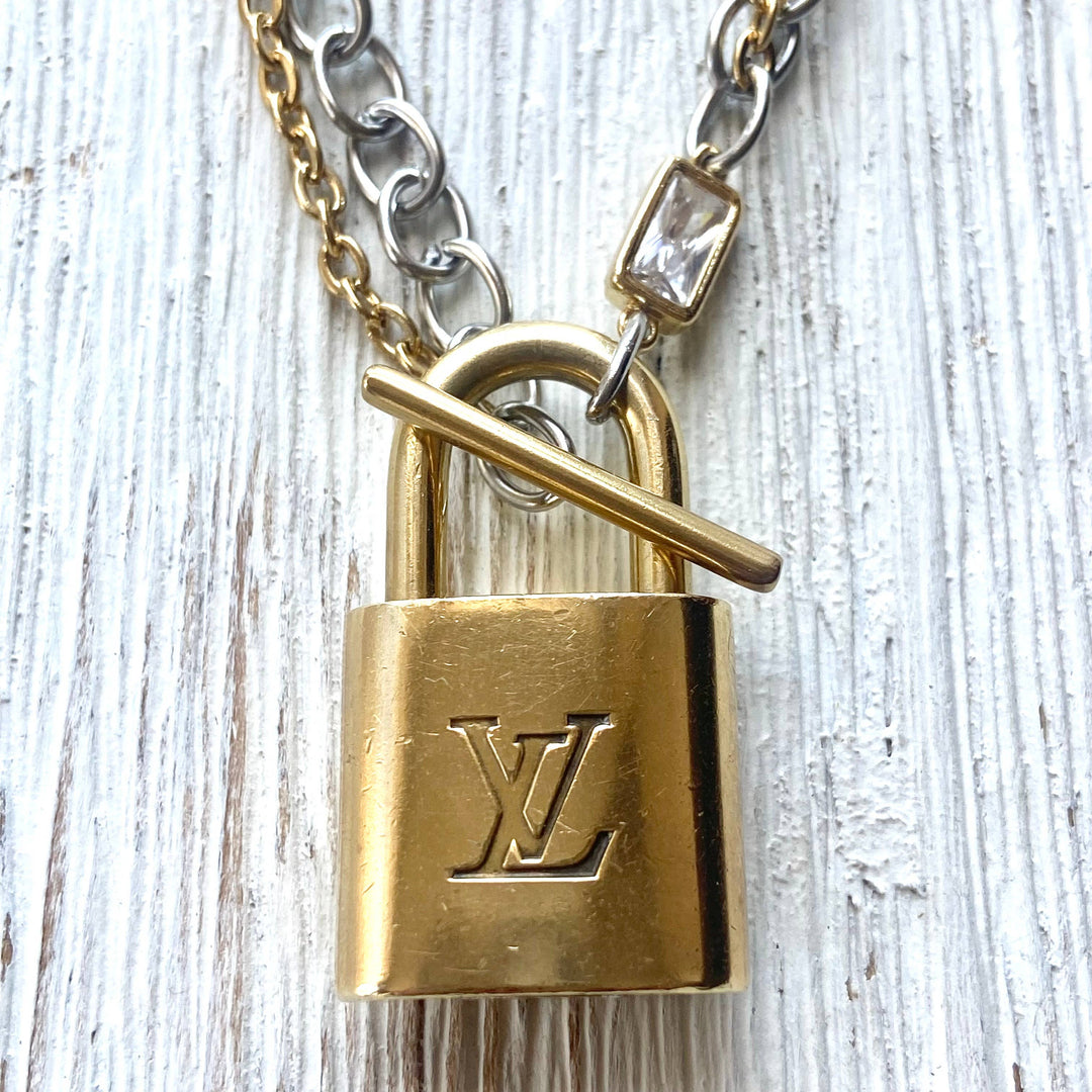 Limited Edition Pre-Loved Luxury Lock,  Necklace