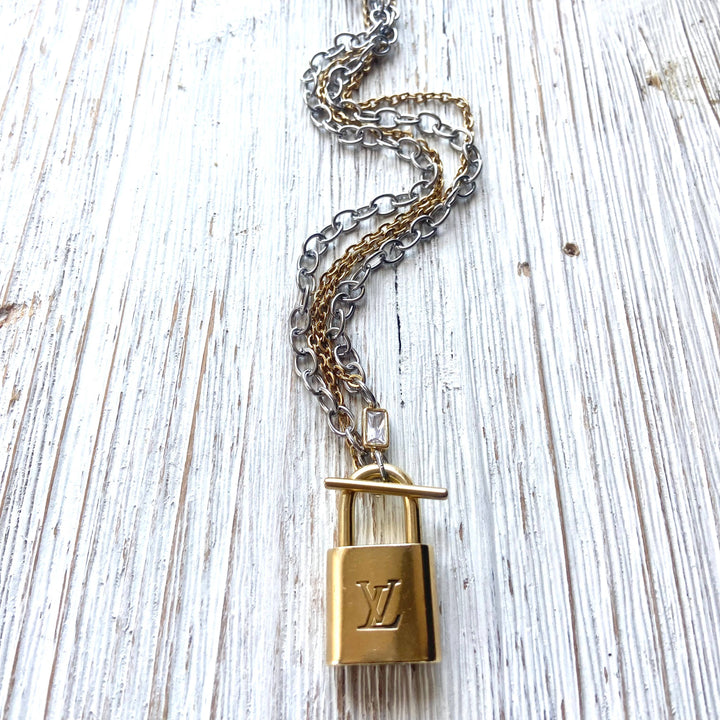 Limited Edition Pre-Loved Luxury Lock,  Necklace