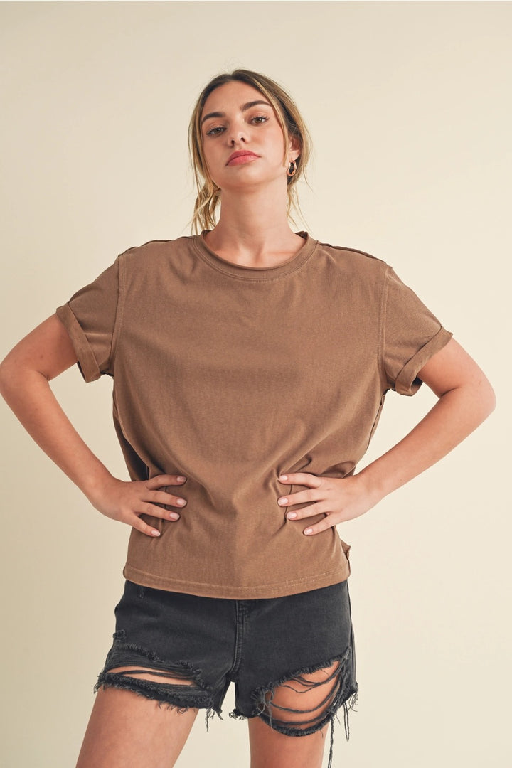 Mali Baby Tee, Mocha