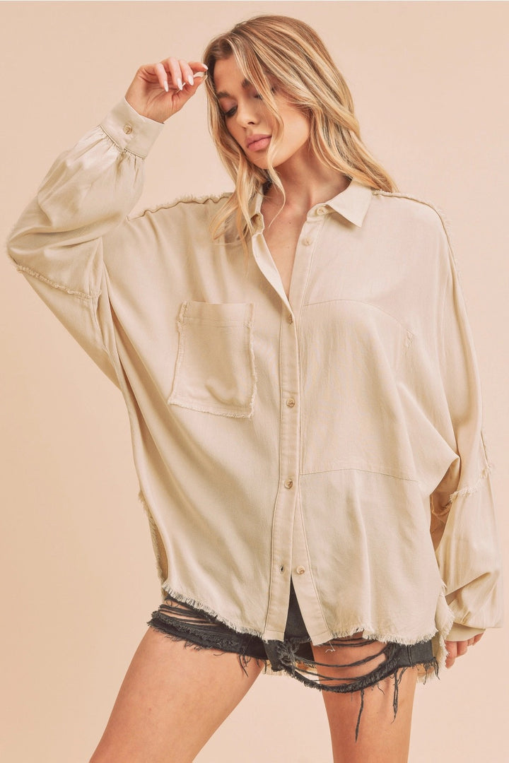 Delilah Shirt, Oat