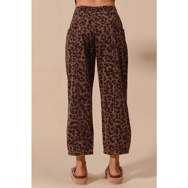 Leopard Barrel Party Pants